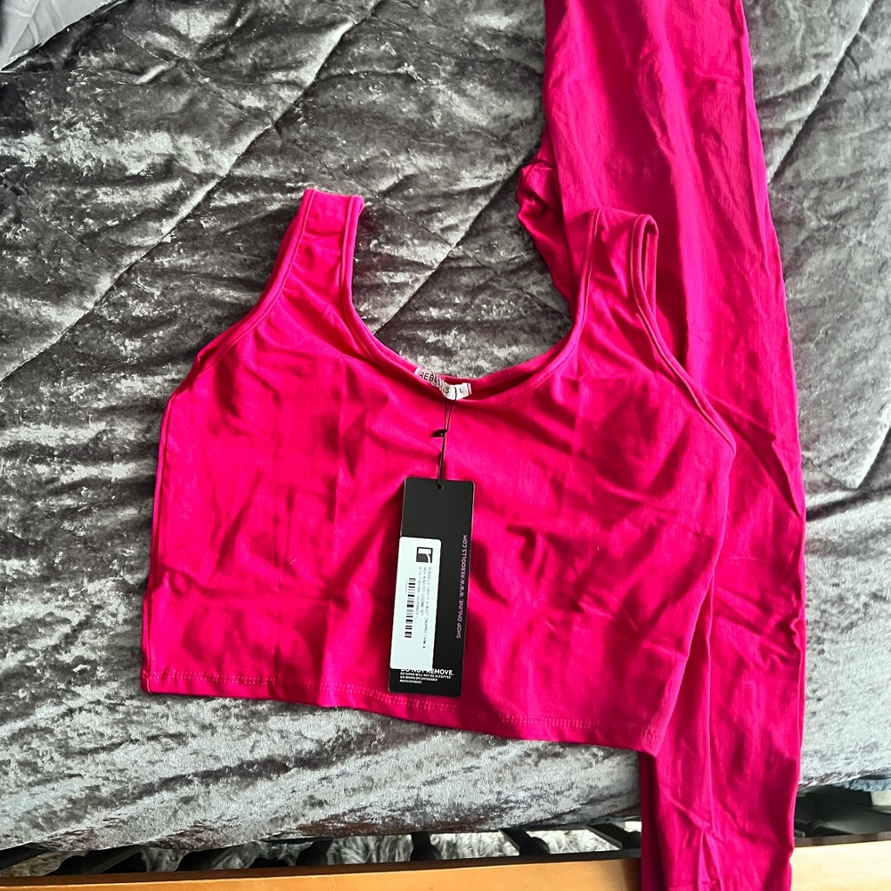 2 piece rebdolls athletic set